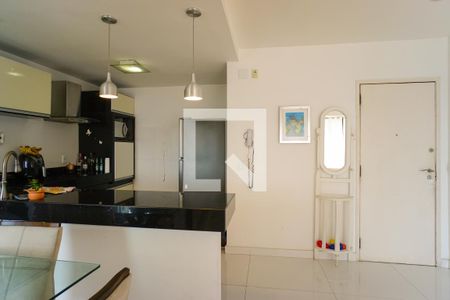 Sala/Cozinha de apartamento à venda com 1 quarto, 80m² em Barra da Tijuca, Rio de Janeiro