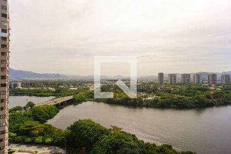 Vista da Sala de apartamento à venda com 1 quarto, 80m² em Barra da Tijuca, Rio de Janeiro