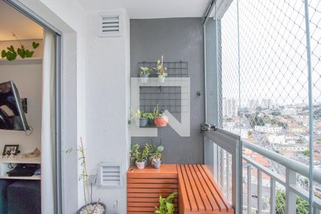 Varanda da Sala de apartamento para alugar com 2 quartos, 49m² em Vila Santa Catarina, São Paulo