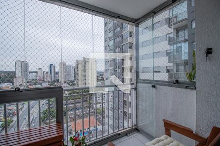 Varanda da Sala de apartamento para alugar com 2 quartos, 49m² em Vila Santa Catarina, São Paulo