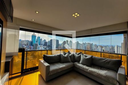 Sala de Estar de apartamento à venda com 1 quarto, 49m² em Vila Mariana, São Paulo