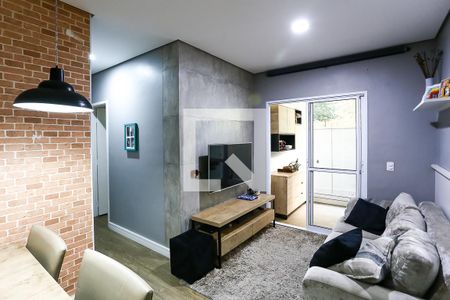 Sala de apartamento à venda com 2 quartos, 72m² em Jardim Henriqueta, Taboão da Serra