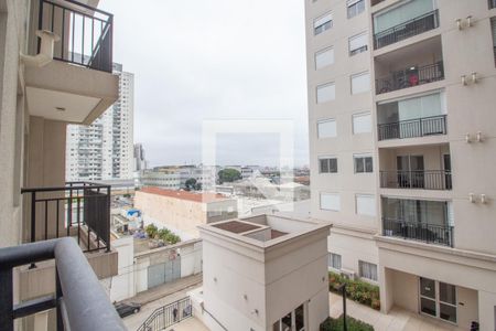 Vista Sala de apartamento à venda com 1 quarto, 36m² em Brás, São Paulo