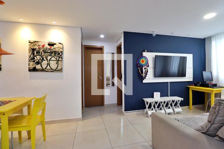 Sala de apartamento à venda com 2 quartos, 51m² em Utinga, Santo André