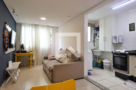 Sala de apartamento à venda com 2 quartos, 51m² em Utinga, Santo André