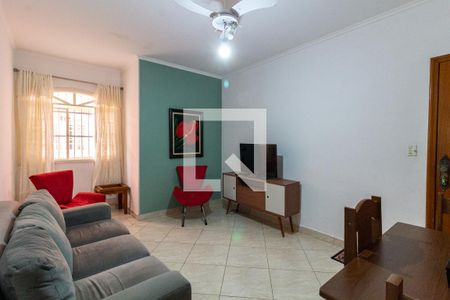 Sala de apartamento para alugar com 1 quarto, 79m² em Tupi, Praia Grande