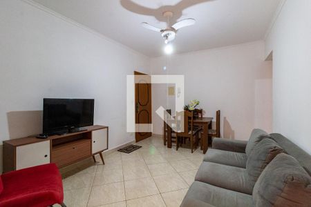 Sala de apartamento para alugar com 1 quarto, 79m² em Tupi, Praia Grande