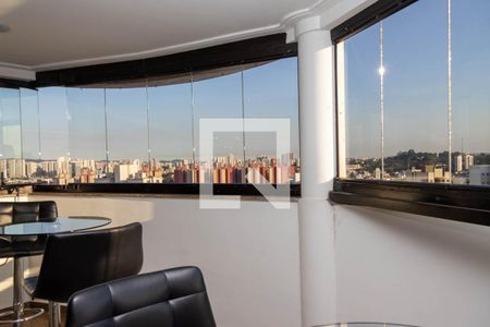 Varanda da Sala de apartamento à venda com 3 quartos, 260m² em Vila Caminho do Mar, São Bernardo do Campo