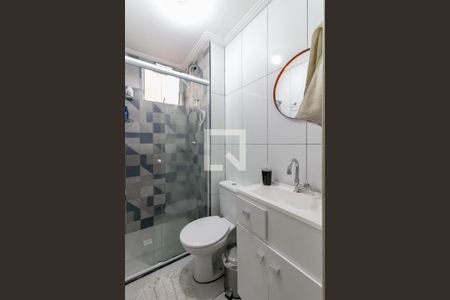 Banheiro Social de apartamento à venda com 2 quartos, 52m² em Camargos, Belo Horizonte