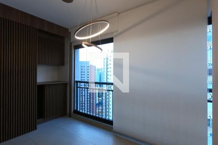 Varanda da Sala de apartamento para alugar com 1 quarto, 38m² em Morumbi, São Paulo