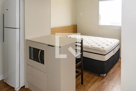 Cozinha de kitnet/studio para alugar com 1 quarto, 25m² em Centro, Florianópolis