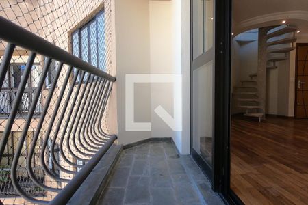 Varanda da Sala de apartamento à venda com 2 quartos, 126m² em Jardim Henriqueta, Taboão da Serra