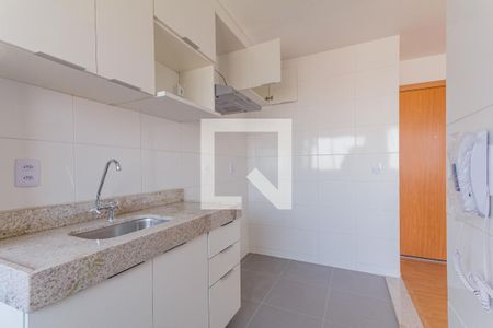 Cozinha de apartamento para alugar com 2 quartos, 43m² em Parque São Vicente, Mauá