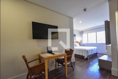 Sala de apartamento para alugar com 1 quarto, 35m² em Cidade Monções, São Paulo