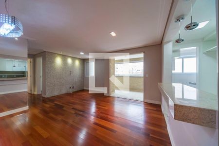 Sala de apartamento para alugar com 2 quartos, 70m² em Vila Valparaíso, Santo André