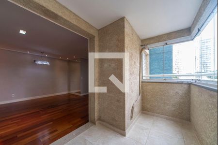 Varanda da Sala de apartamento para alugar com 2 quartos, 70m² em Vila Valparaíso, Santo André