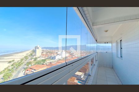 Varanda gourmet de apartamento para alugar com 2 quartos, 69m² em Maracanã, Praia Grande