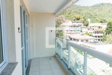 Varanda da Sala de apartamento à venda com 2 quartos, 60m² em Maceio, Niterói