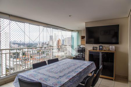 Varanda de apartamento à venda com 3 quartos, 122m² em Vila Regente Feijó, São Paulo