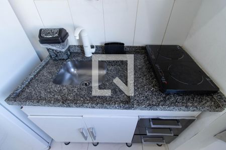 Detalhe da cozinha de apartamento para alugar com 1 quarto, 30m² em Sé, São Paulo