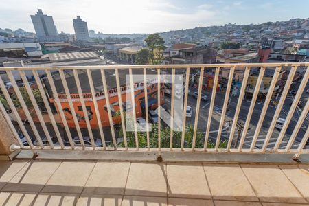 Varanda da sala  de apartamento à venda com 3 quartos, 80m² em Taboão, Diadema