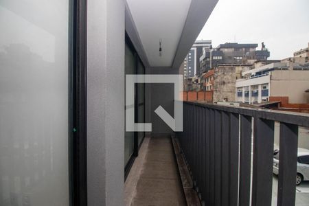 Varanda da Sala de apartamento à venda com 2 quartos, 74m² em Auxiliadora, Porto Alegre