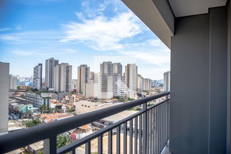 varanda de kitnet/studio para alugar com 1 quarto, 24m² em Belenzinho, São Paulo