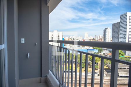 varanda de kitnet/studio para alugar com 1 quarto, 24m² em Belenzinho, São Paulo