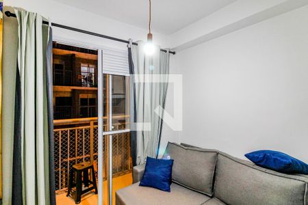 Sala de apartamento para alugar com 1 quarto, 27m² em Jardim Caravelas, São Paulo