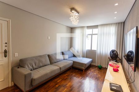 Sala 1 de apartamento à venda com 4 quartos, 171m² em Santo Antônio, Belo Horizonte