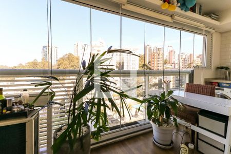 Varanda de kitnet/studio para alugar com 1 quarto, 40m² em Panamby, São Paulo