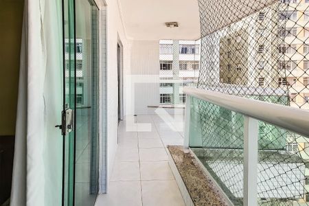 Varanda da Sala e Quarto 2 de apartamento para alugar com 4 quartos, 188m² em Barra Funda, Guarujá