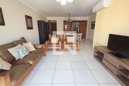 Sala de Estar de apartamento para alugar com 4 quartos, 188m² em Barra Funda, Guarujá