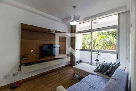 Sala de apartamento para alugar com 3 quartos, 78m² em Centro de Apoio I (alphaville), Santana de Parnaíba