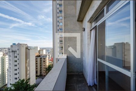 Varanda da Sala de apartamento à venda com 4 quartos, 150m² em Gutierrez, Belo Horizonte