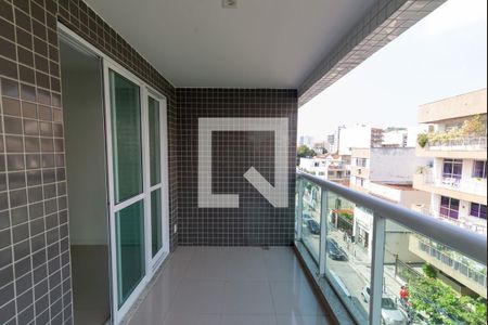 Varanda da Sala de apartamento à venda com 2 quartos, 70m² em Vila Isabel, Rio de Janeiro