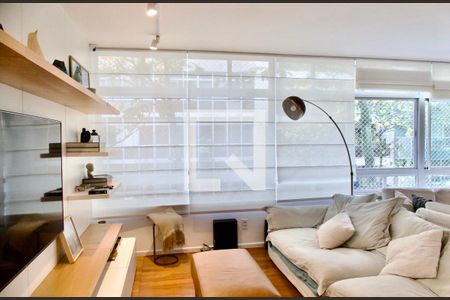 Sala de apartamento à venda com 4 quartos, 215m² em Leblon, Rio de Janeiro