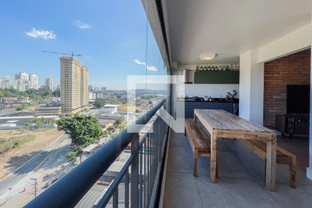 Varanda Gourmet de apartamento para alugar com 2 quartos, 92m² em Vila Anastácio, São Paulo