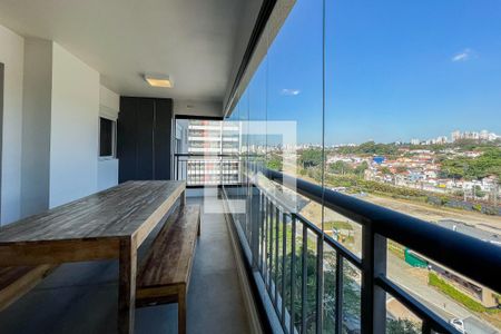 Varanda Gourmet de apartamento para alugar com 2 quartos, 92m² em Vila Anastácio, São Paulo