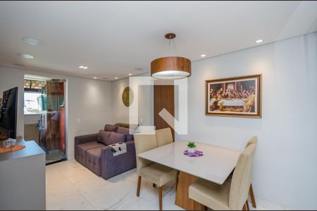 Sala de apartamento à venda com 3 quartos, 90m² em Alto Caiçaras, Belo Horizonte