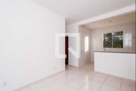 Sala/Cozinha de apartamento para alugar com 2 quartos, 48m² em Bom Sossego, Ribeirão das Neves