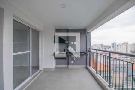 Varanda da Sala  de apartamento para alugar com 3 quartos, 88m² em Vila Santa Catarina, São Paulo