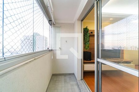 Varanda da Sala de apartamento à venda com 3 quartos, 89m² em Vila Gilda, Santo André