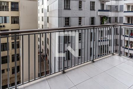 Varanda de kitnet/studio à venda com 1 quarto, 29m² em República, São Paulo
