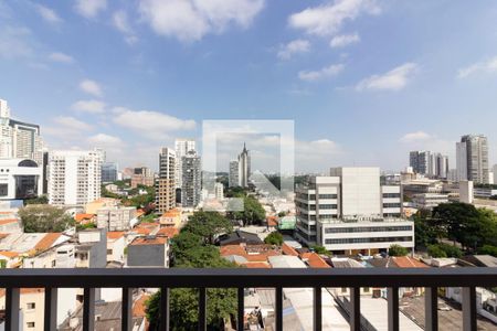 Vista Varanda de kitnet/studio à venda com 1 quarto, 27m² em Pinheiros, São Paulo