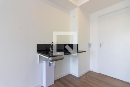 Cozinha de kitnet/studio para alugar com 1 quarto, 27m² em Pinheiros, São Paulo