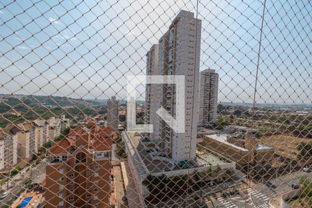 Vista Sala de Estar/Jantar de apartamento para alugar com 3 quartos, 84m² em Mansões Santo Antônio, Campinas