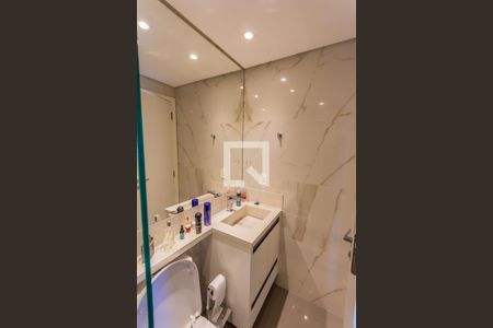 Banheiro de apartamento para alugar com 1 quarto, 63m² em Campestre, Santo André