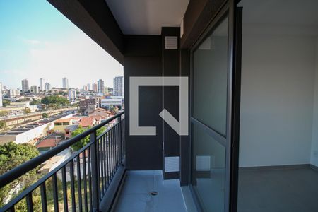 varanda de kitnet/studio para alugar com 1 quarto, 23m² em Vila Esperança, São Paulo