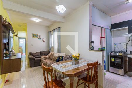 Sala de apartamento à venda com 2 quartos, 56m² em Vila Guaraciaba, Santo André
